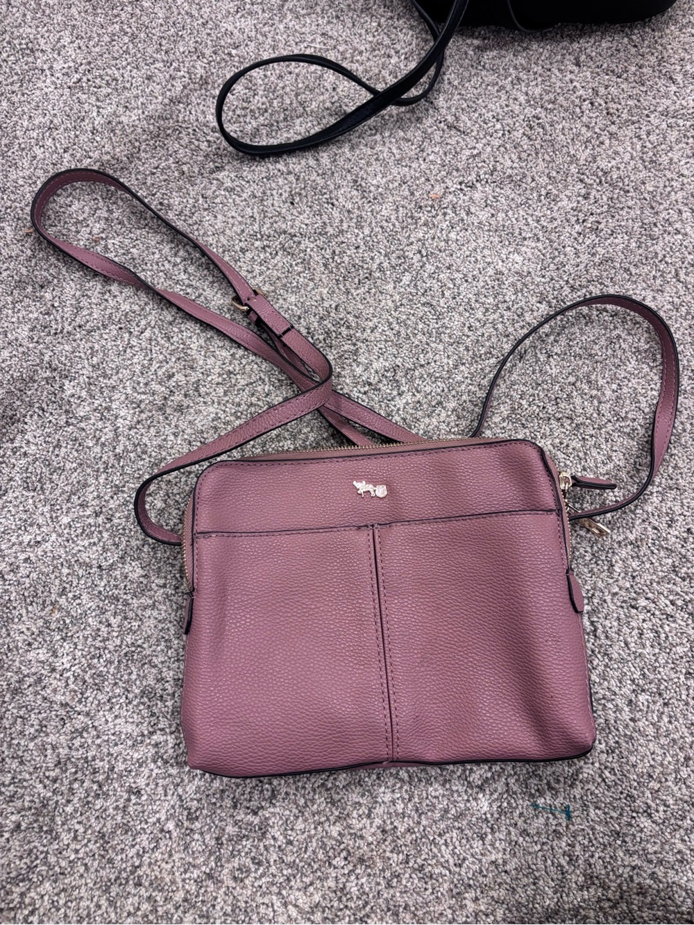 Mathew&julian Women’s Crossbody Bag in Mauve Pink - Minimal Leather